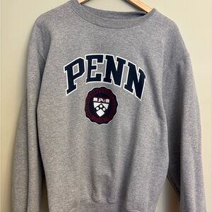 *SOLD* Gray University of Pennsylvania Crewneck